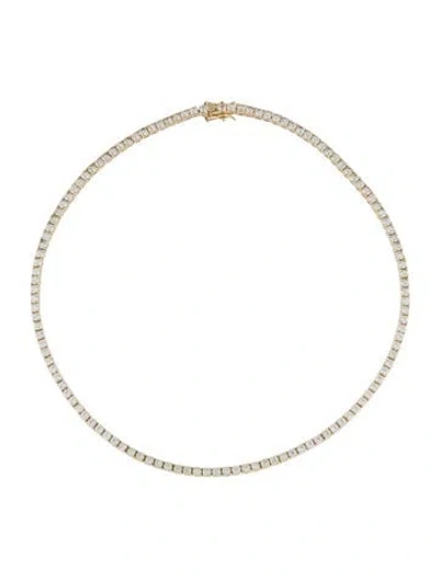 Pre-owned Dorsey 15.04ctw Synthetic Sapphire Moss Rivière Collar Necklace, 16" In Multi