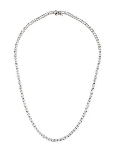 Pre-owned Dorsey 17.55ctw Synthetic Sapphire Kate Riviera Necklace, 16" In Multicolor