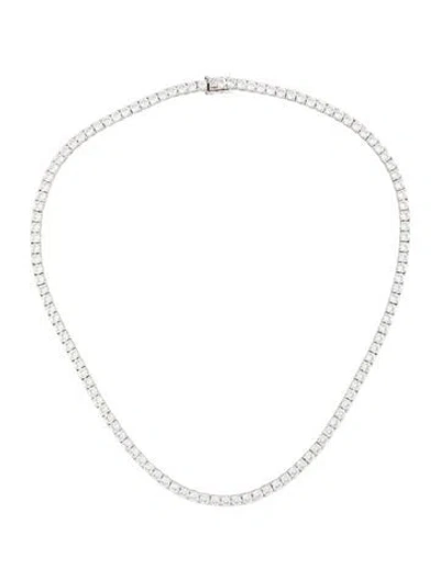 Pre-owned Dorsey 28.34ctw. Synthetic Sapphire Kate Riviere Tennis Necklace In Multicolor