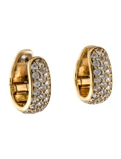 Pre-owned Dorsey 3.80ctw Synthetic Sapphire Hoop Earrings In Multi