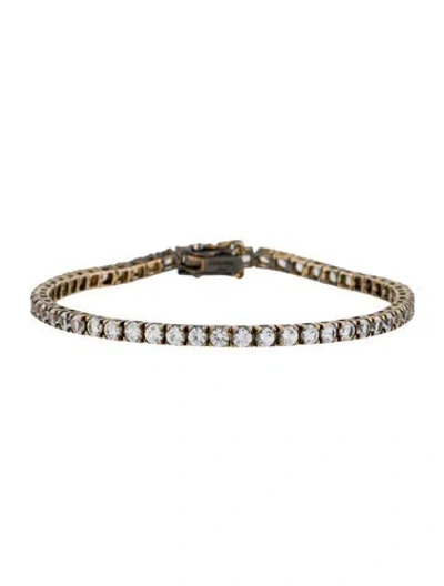 Pre-owned Dorsey 5.50ctw Lab-grown Colorless Sapphire Kate Rivière Tennis Bracelet, 7" In Multi