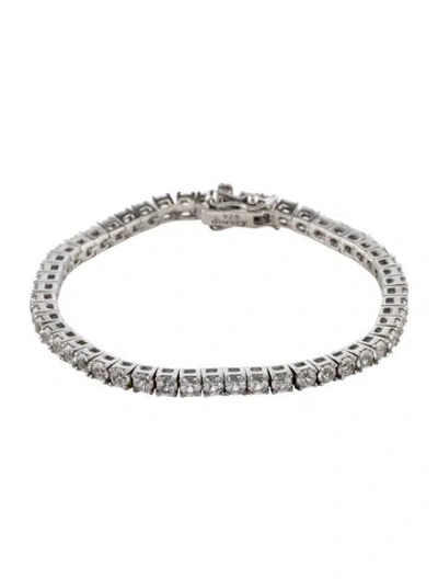 Pre-owned Dorsey 5.96ctw Synthetic Sapphire Kate Riviere Link Bracelet, 6.25" In Multi