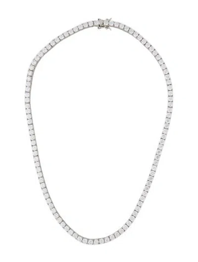 Pre-owned Dorsey Cubic Zirconia Kate Riviere Tennis Necklace In Multicolor