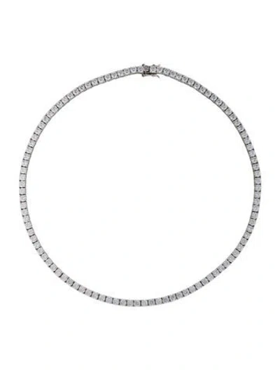 Pre-owned Dorsey Cubic Zirconia Tennis Necklace, 16.5" In Multicolor