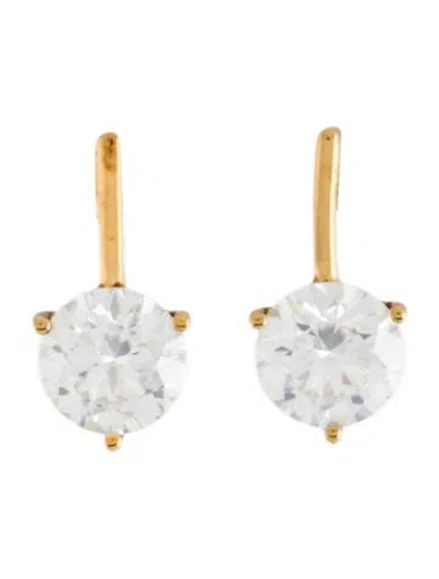 Pre-owned Dorsey Moissanite Hendry Bar Stud Earrings In Multicolor