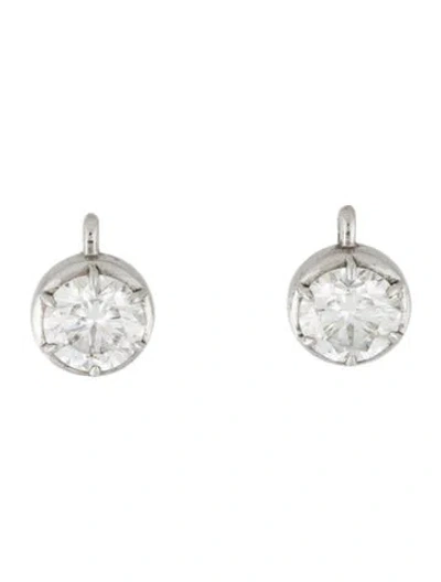 Pre-owned Dorsey Synthetic Moissanite Maxwell Earrings In Multicolor