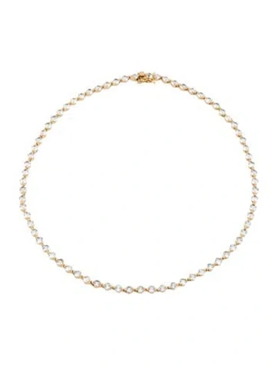 Pre-owned Dorsey Synthetic Sapphire Chain Necklace, 16.5" In Multicolor