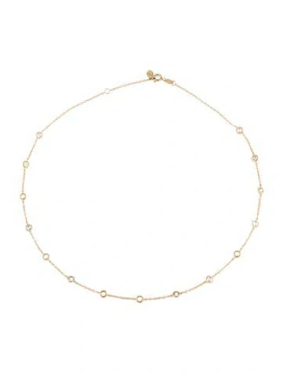 Pre-owned Dorsey Synthetic Sapphire Clemence Necklace, 16" In Multicolor