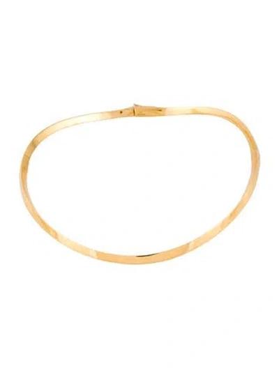Pre-owned Dorsey Synthetic Sapphire Collar Necklace, 15" In Multicolor
