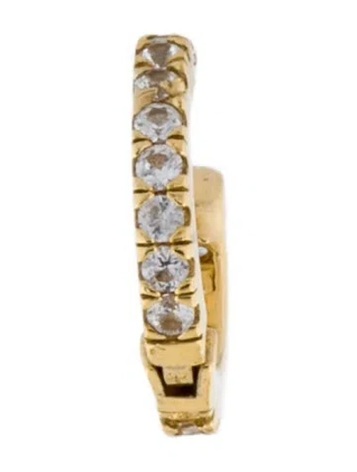 Pre-owned Dorsey Synthetic Sapphire Hinged Single Row Ear Cuff In Multi
