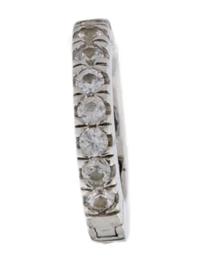 Pre-owned Dorsey Synthetic Sapphire Hinged Single Row Ear Cuff In Multi
