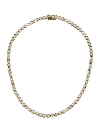 Pre-owned Dorsey Synthetic Sapphire James Rivière Collar Necklace, 15" In Multicolor