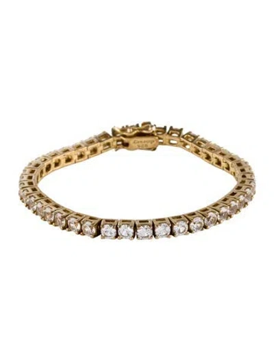 Pre-owned Dorsey Synthetic Sapphire Kate Riviere Bracelet, 6.25" In Multi