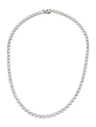 Pre-owned Dorsey Synthetic Sapphire Kate Riviere Necklace, 16" In Multi