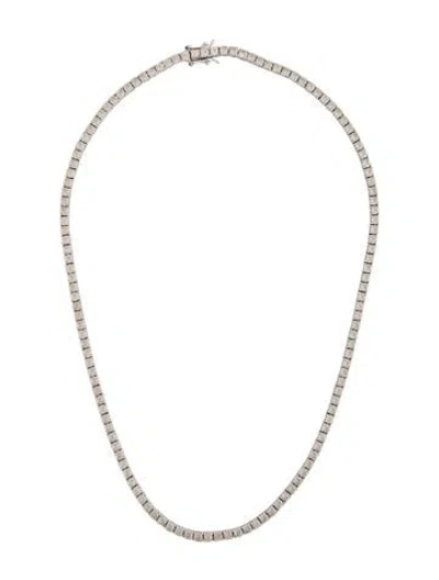 Pre-owned Dorsey Synthetic Sapphire Kate Rivière Necklace, 16.5" In Multicolor