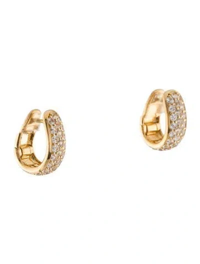 Pre-owned Dorsey Synthetic Sapphire Lea Hoop Earrings In Multicolor