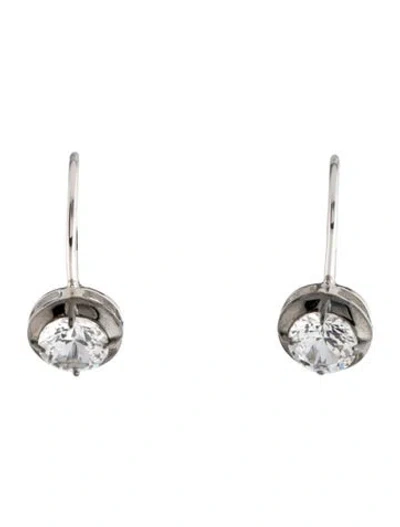 Pre-owned Dorsey Synthetic Sapphire Lucien Drop Earrings In Multicolor