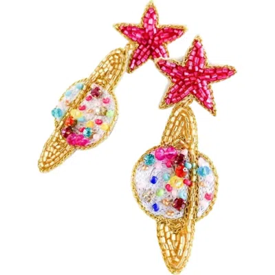 Dos Femmes Women's I Need Space Earrings In Multicolor