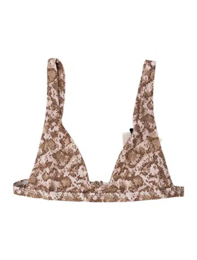 Pre-owned Dos Gardenias Animal Print Top W/ Tags In Multi