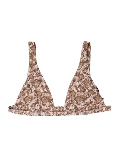 Pre-owned Dos Gardenias Animal Print Top W/ Tags In Multi