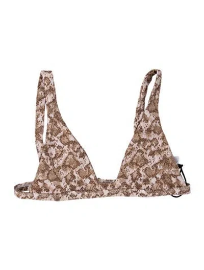 Pre-owned Dos Gardenias Animal Print Top W/ Tags In Multi