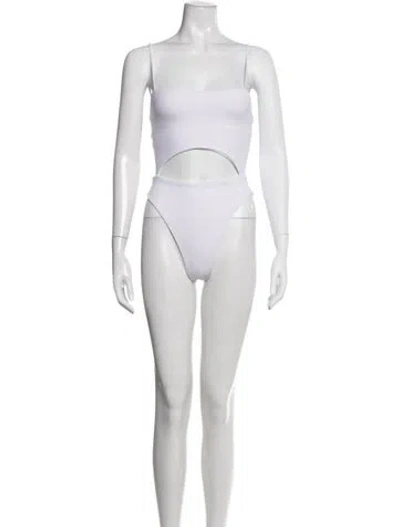 Pre-owned Dos Gardenias Bikini W/ Tags In White