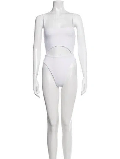 Pre-owned Dos Gardenias Bikini W/ Tags In White