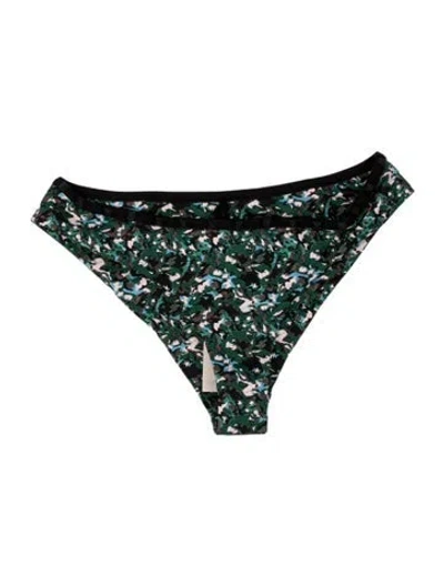 Pre-owned Dos Gardenias Camouflage Print Bottoms W/ Tags In Green