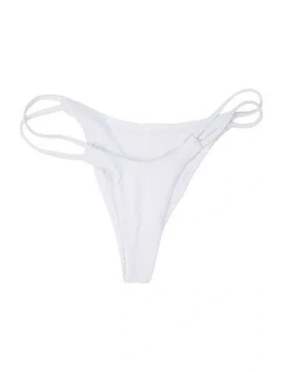 Pre-owned Dos Gardenias Cutout Accent Bottoms W/ Tags In White