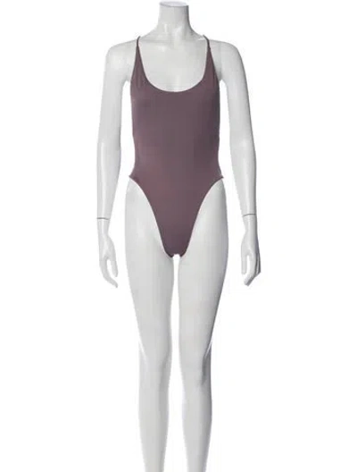 Pre-owned Dos Gardenias Cutout Accent One-piece W/ Tags In Black