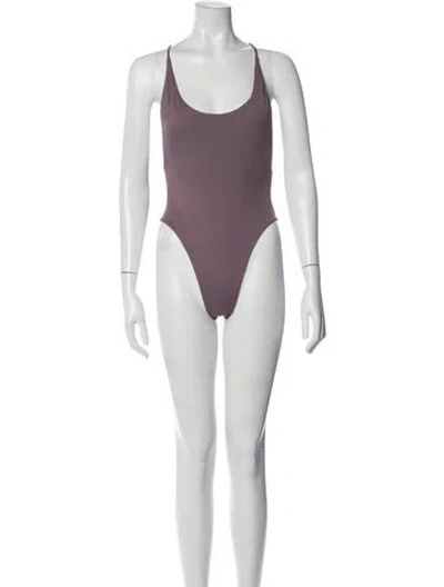 Pre-owned Dos Gardenias Cutout Accent One-piece W/ Tags In Black
