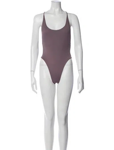 Pre-owned Dos Gardenias Cutout Accent One-piece W/ Tags In Black