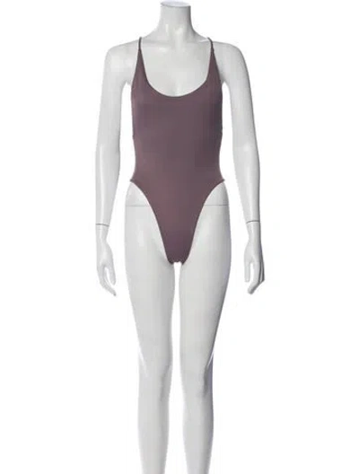 Pre-owned Dos Gardenias Cutout Accent One-piece W/ Tags In Black