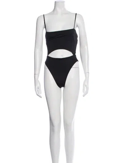 Pre-owned Dos Gardenias Cutout Accent One-piece W/ Tags In White