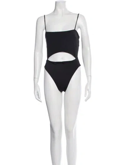 Pre-owned Dos Gardenias Cutout Accent One-piece W/ Tags In White