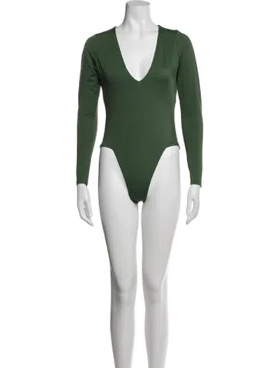 Pre-owned Dos Gardenias One-piece In Green