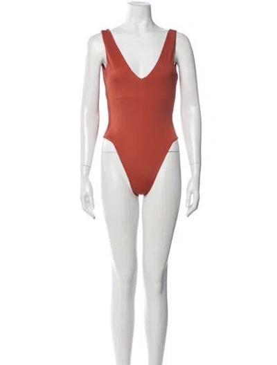 Pre-owned Dos Gardenias One-piece In Orange