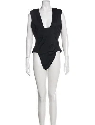 Pre-owned Dos Gardenias One-piece W/ Tags In Black