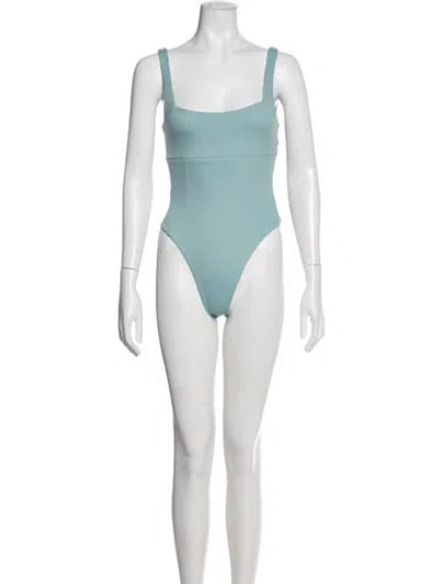 Pre-owned Dos Gardenias One-piece W/ Tags In Blue