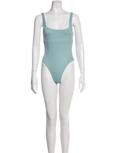 Pre-owned Dos Gardenias One-piece W/ Tags In Blue