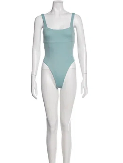Pre-owned Dos Gardenias One-piece W/ Tags In Blue
