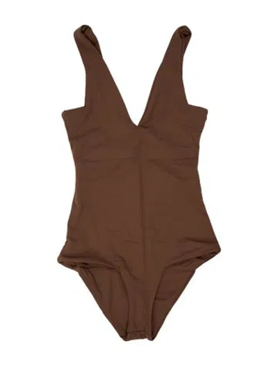 Pre-owned Dos Gardenias One-piece W/ Tags In Brown