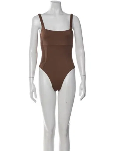 Pre-owned Dos Gardenias One-piece W/ Tags In Brown