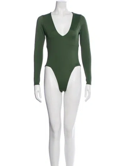 Pre-owned Dos Gardenias One-piece W/ Tags In Green