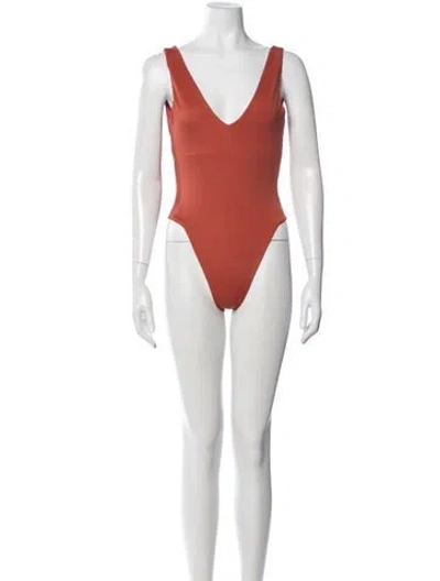 Pre-owned Dos Gardenias One-piece W/ Tags In Orange