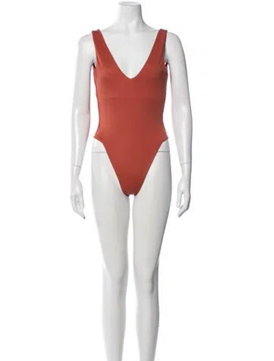 Pre-owned Dos Gardenias One-piece W/ Tags In Orange