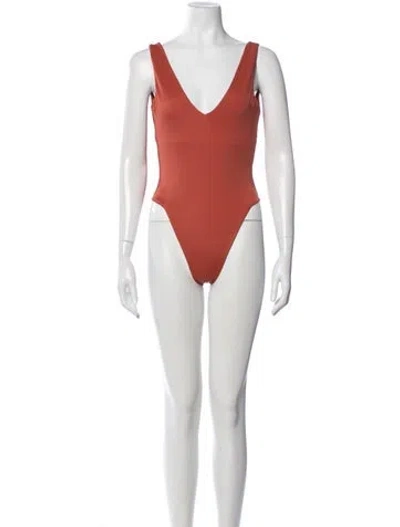 Pre-owned Dos Gardenias One-piece W/ Tags In Orange