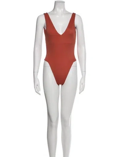 Pre-owned Dos Gardenias One-piece W/ Tags In Orange