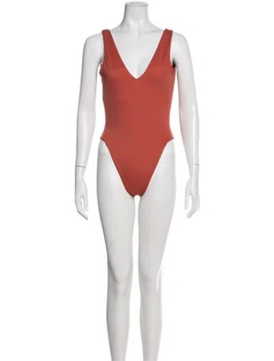 Pre-owned Dos Gardenias One-piece W/ Tags In Orange