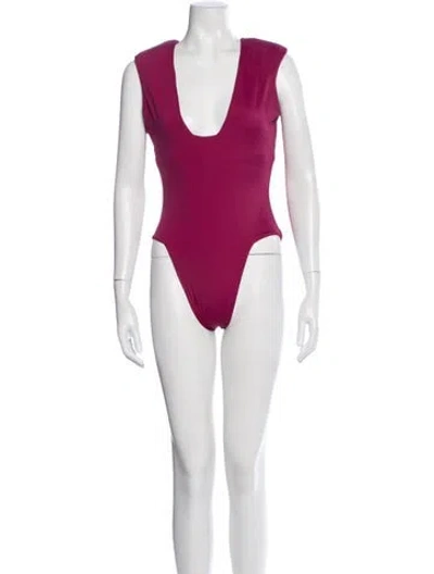 Pre-owned Dos Gardenias One-piece W/ Tags In Red